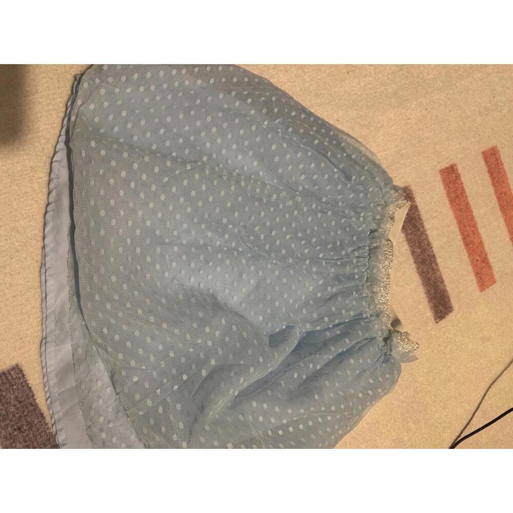 Juno Valentine by Janie and Jack Silver Blue Tulle Skirt Size 5